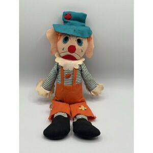 Vintage Holiday Fair Mr Moody Clown Doll 1968  - Happy/Sad Faces - Japan